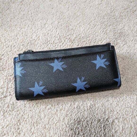 Coach envelope wallet star canyon print w/ removable zip insert - Picture 2 of 16